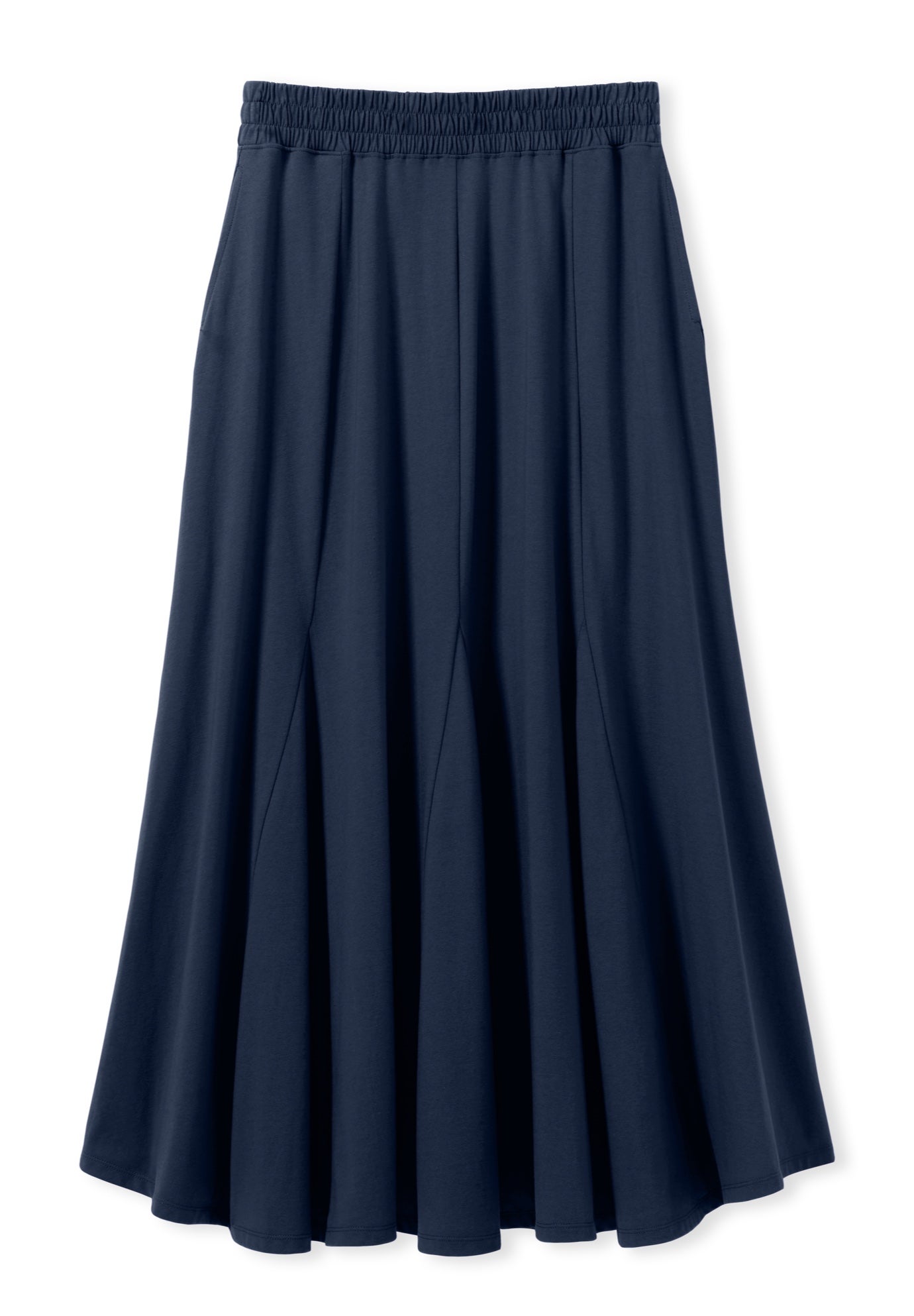 Wide Elastic Waist Skirt image number 2