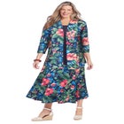 Wide Elastic Waist Skirt image number null