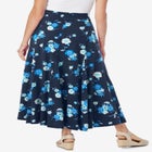 Wide Elastic Waist Skirt image number null