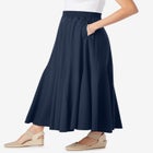 Wide Elastic Waist Skirt image number null