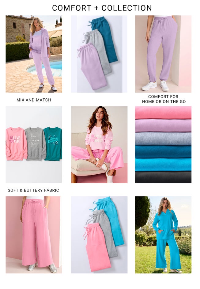 Comfort+ Fleece Printed Sweatshirt image number 1