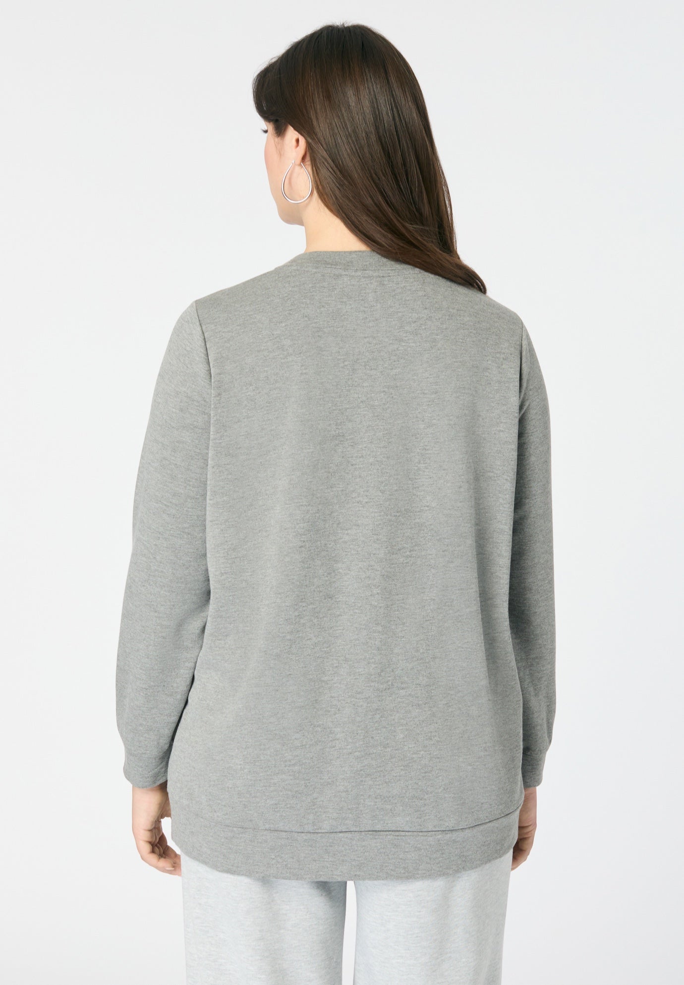 Comfort+ Fleece Printed Sweatshirt image number 1