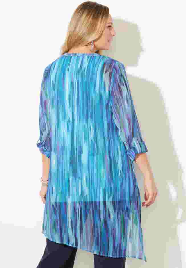 Beaded Beauty Asymmetrical Tunic image number 1