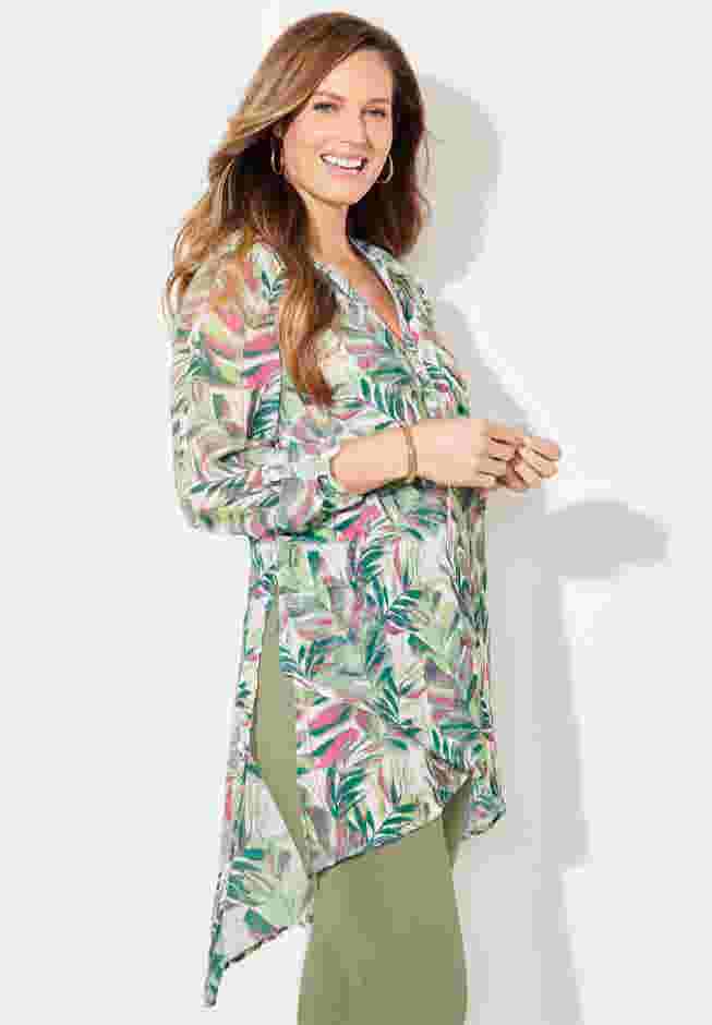 Beaded Beauty Asymmetrical Tunic image number 2