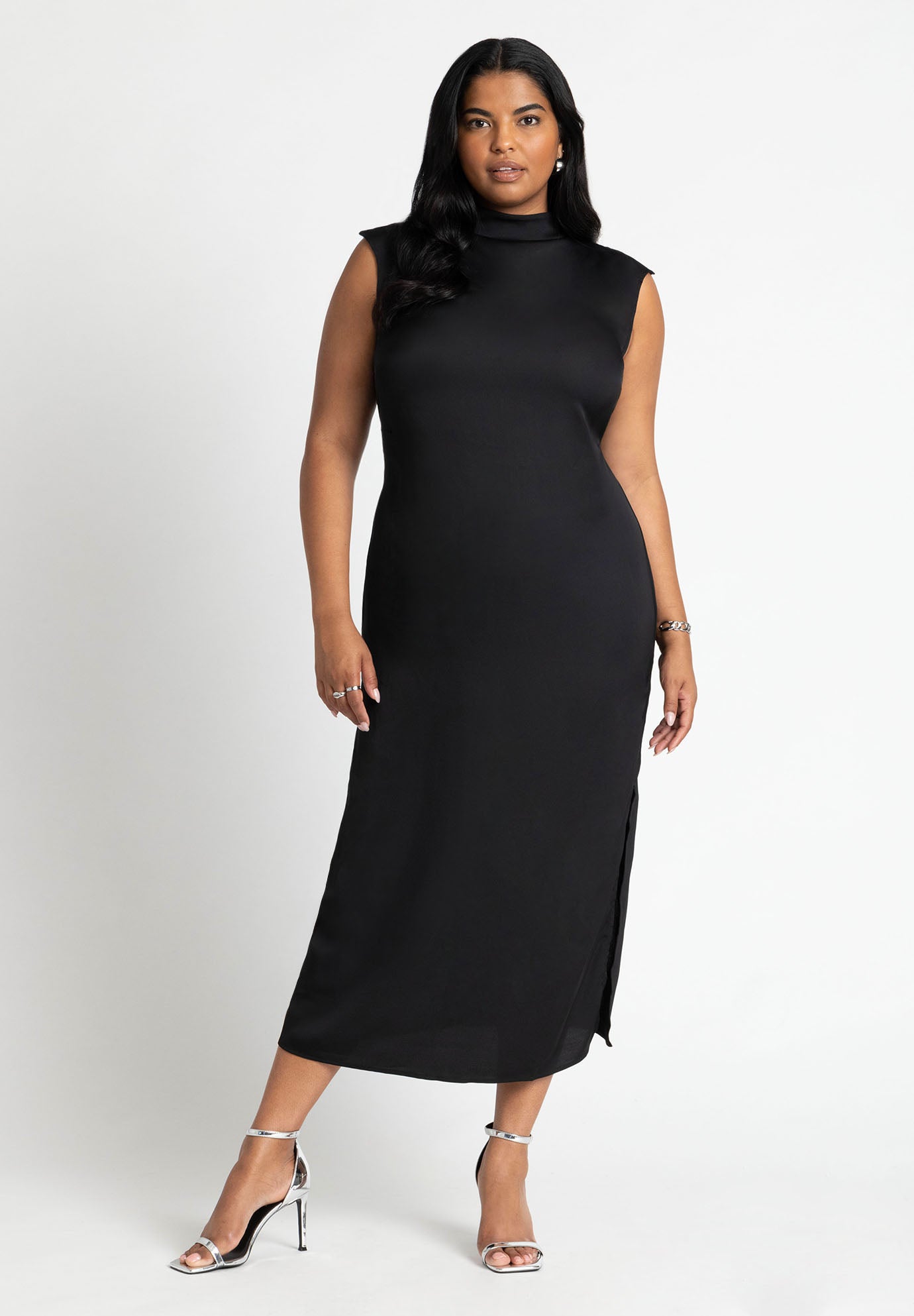 High Neck Column Dress image number 0
