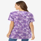 Perfect Printed Short-Sleeve V-Neck Tunic image number null