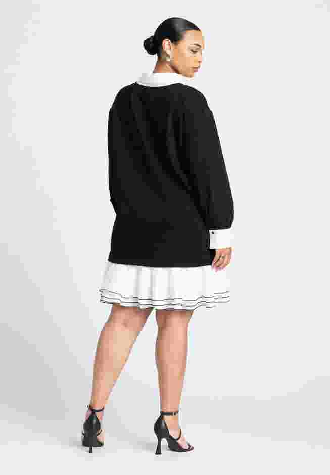Twofer Mini Shirt Dress image number 2