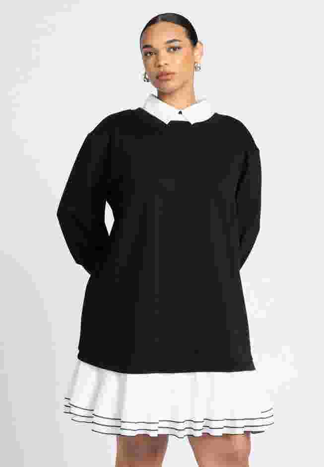 Twofer Mini Shirt Dress image number 3