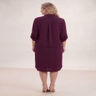 Roll Tab Jacket Dress image number null