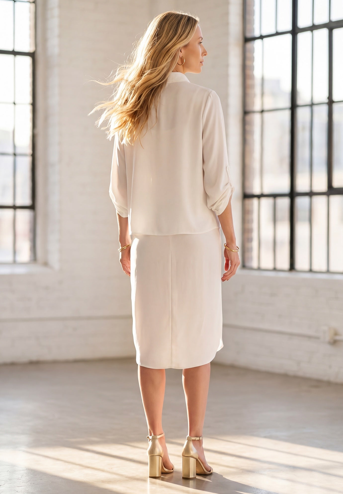 Roll Tab Jacket Dress image number 1
