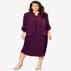 Roll Tab Jacket Dress image number null