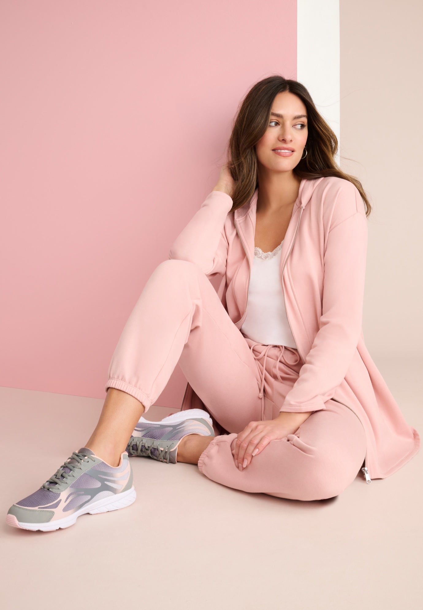 Comfort+ Fleece Zip Up Hoodie image number 1