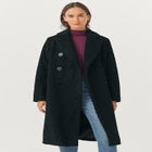 Double-Breasted Teddy Coat image number 0