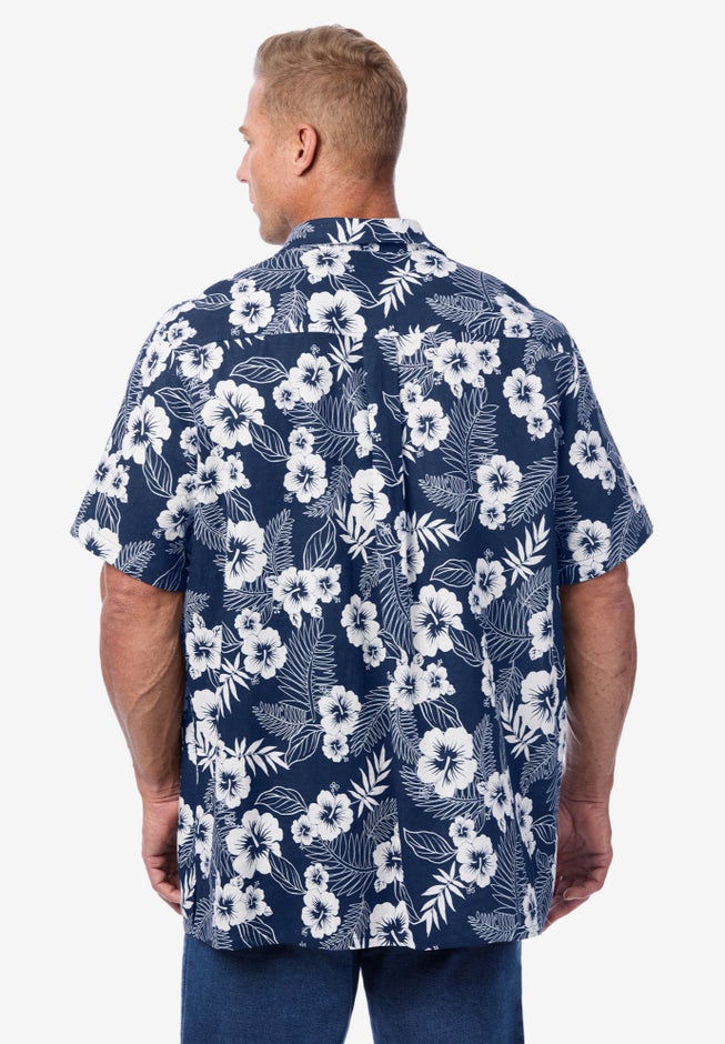 Short-Sleeve Linen Shirt image number 1