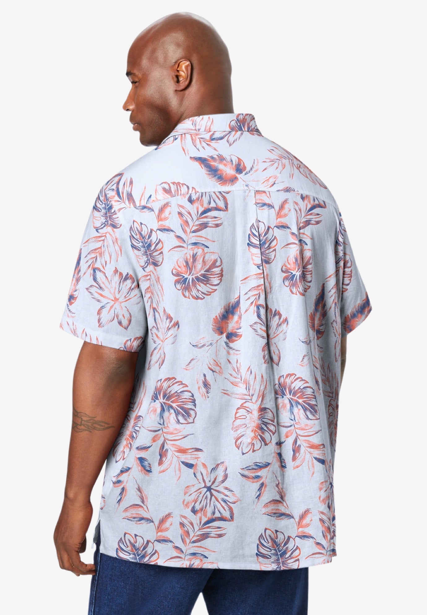 Short-Sleeve Linen Shirt image number 1