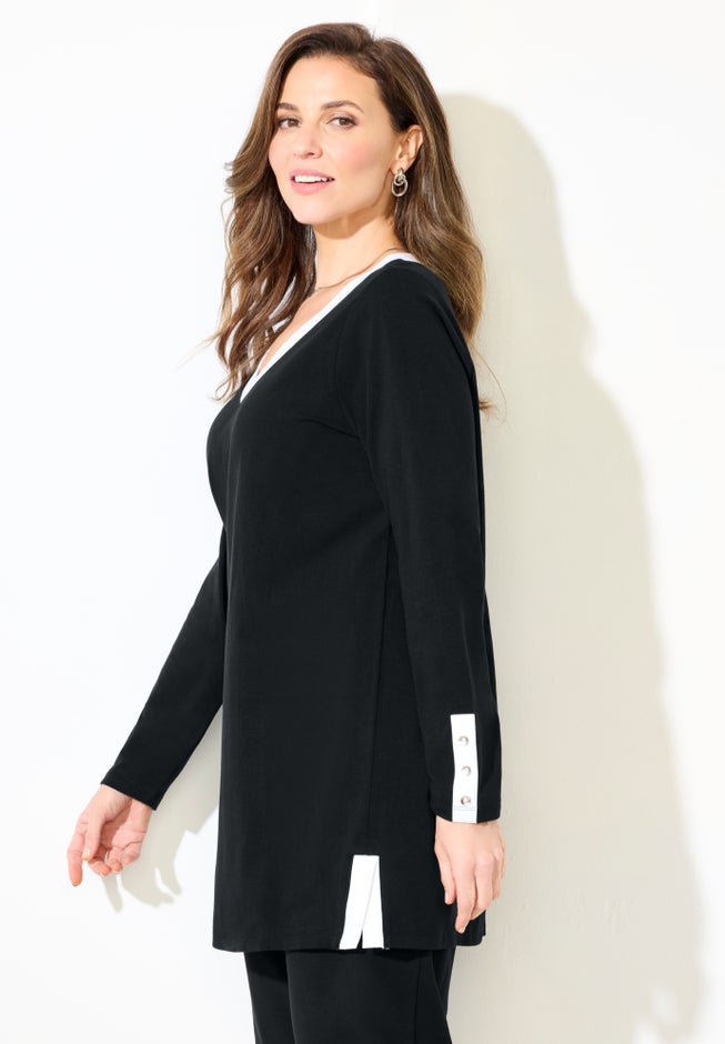 Suprema&reg; Studio Contrast Tunic image number 2