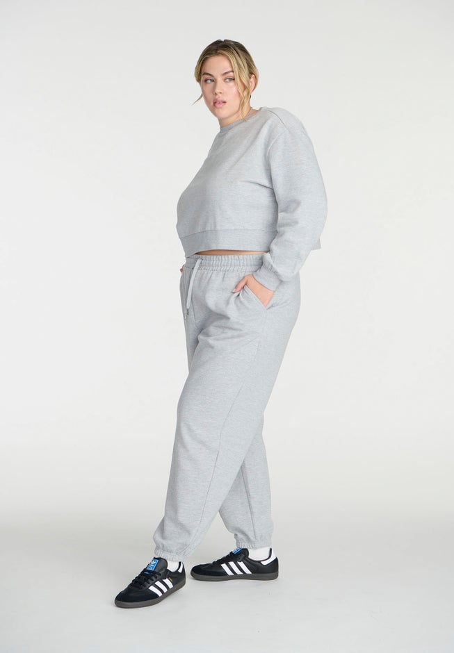 Knit Crew Neck Sweatshirt image number null