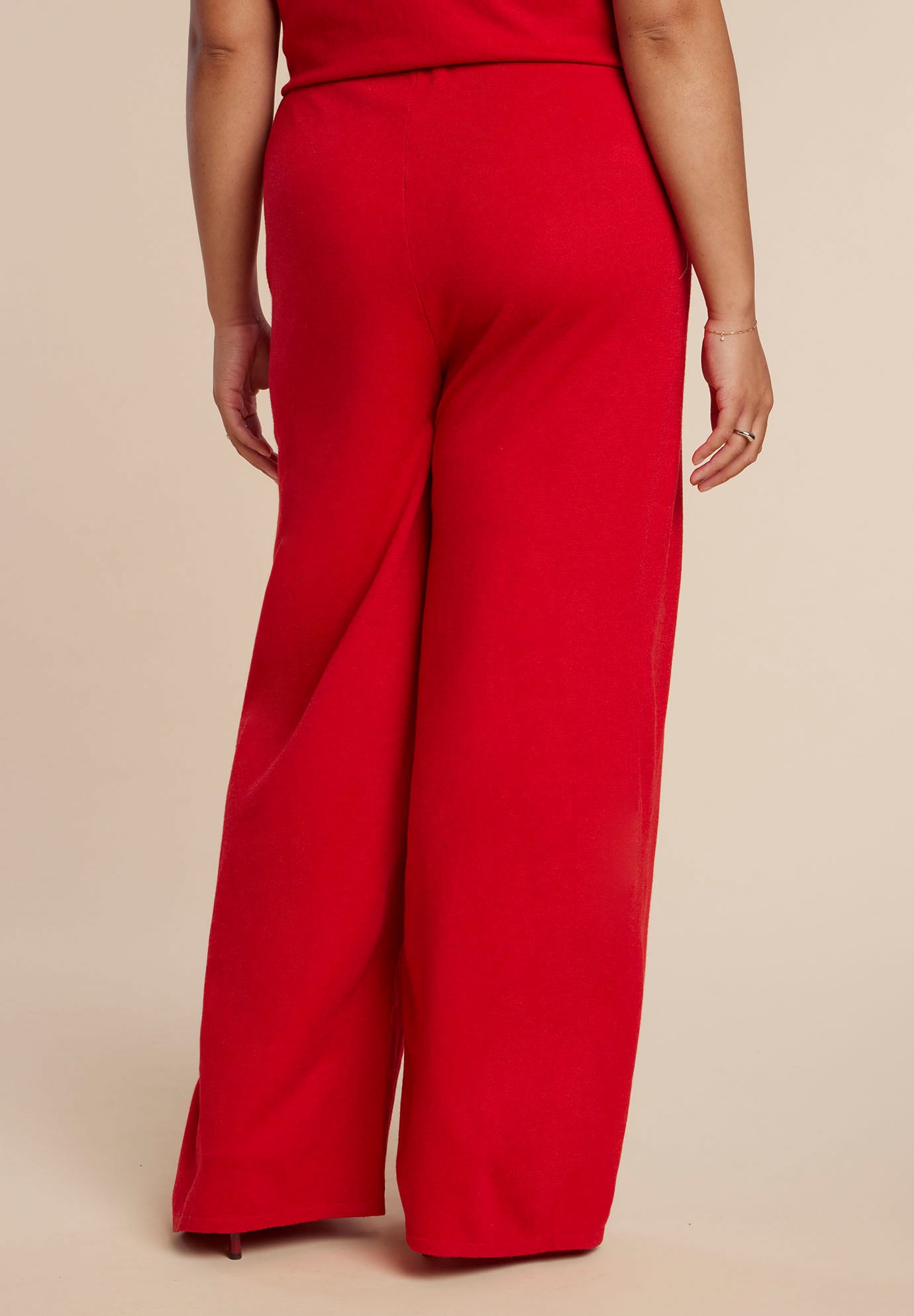 Knit Wide Leg Sweater Pant image number 1