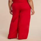 Knit Wide Leg Sweater Pant image number null