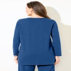 Suprema® Studio V-Neck Henley Top image number null