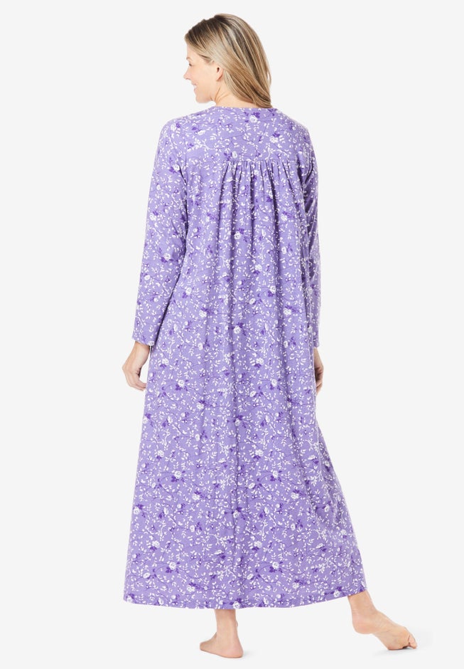 Floral Knit Gown  image number 1