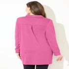 Cloud Knit French Terry Collared Tunic image number null