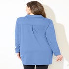Cloud Knit French Terry Collared Tunic image number 4