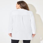 Cloud Knit French Terry Collared Tunic image number 4