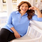 Cloud Knit French Terry Collared Tunic image number 0