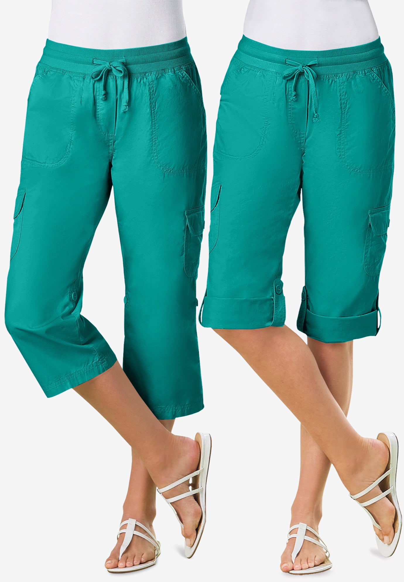 Convertible Length Cargo Capri/Bermuda image number 0