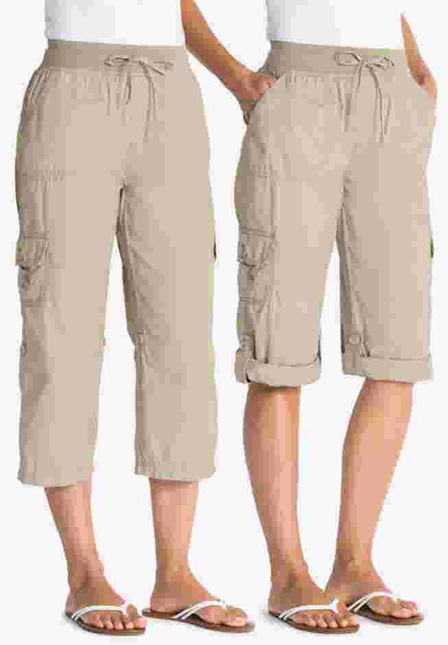 Convertible Length Cargo Capri/Bermuda image number 0