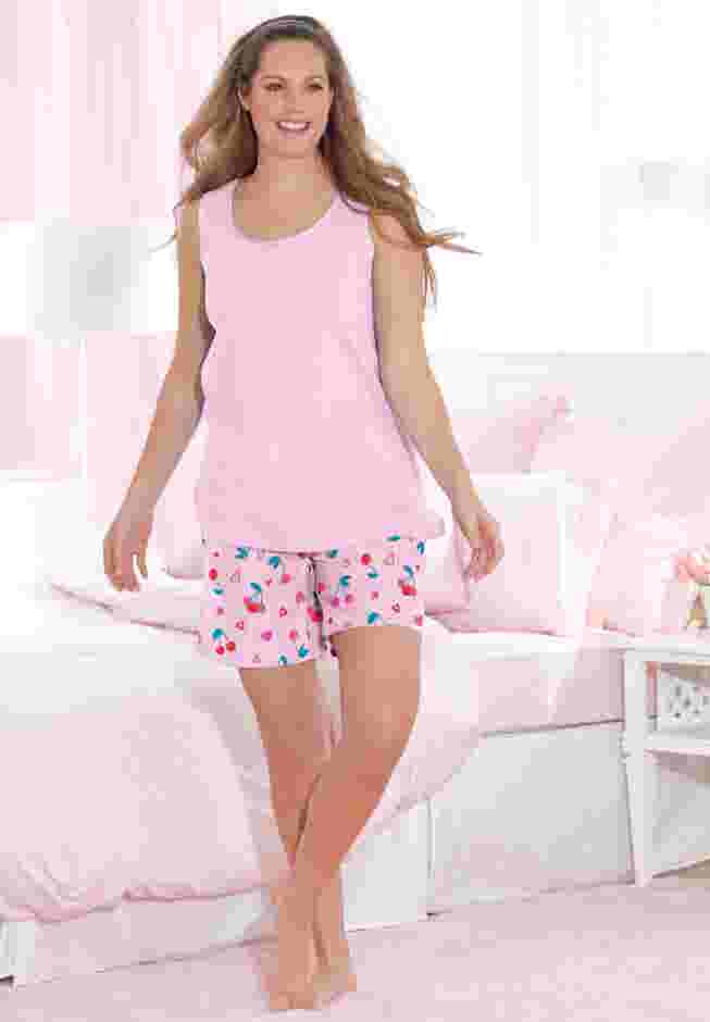 Print Pajama Shorts image number 3