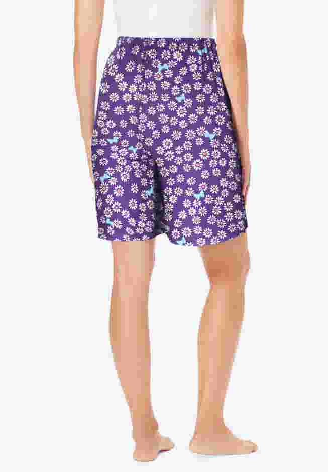 Print Pajama Shorts image number 1