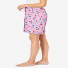 Print Pajama Shorts image number null