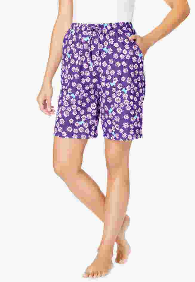 Print Pajama Shorts image number 0