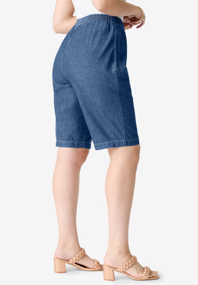 Plus Size Easy-Wear Bermuda Short image number 2