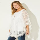 AnyWear Stretch Lace Poncho image number null