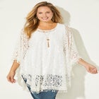 AnyWear Stretch Lace Poncho image number null