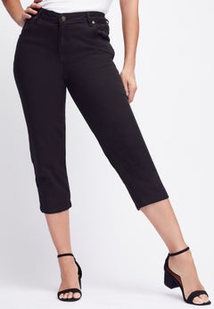 Classic Cotton Denim Capri