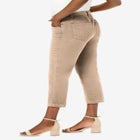 Classic Cotton Denim Capri image number null