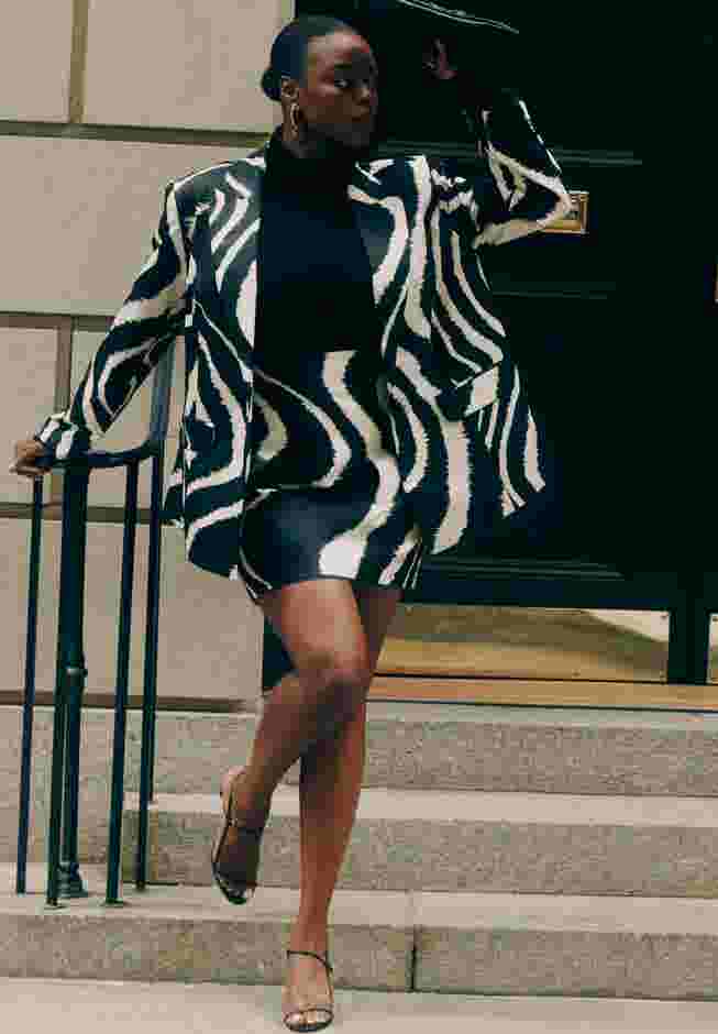 Printed Mini Skirt image number 0