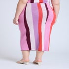 Intarsia Column Skirt image number null