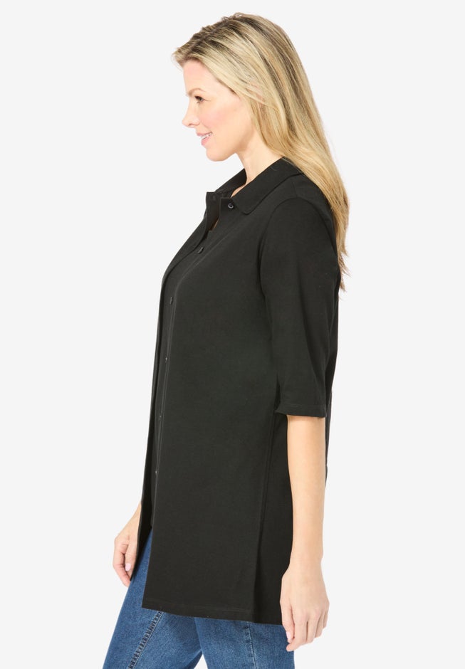 Knit Shirt With Free Tank image number 1