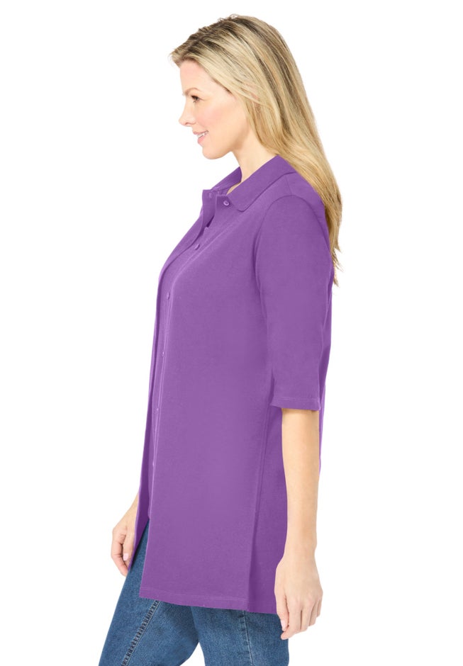 Knit Shirt With Free Tank image number 2