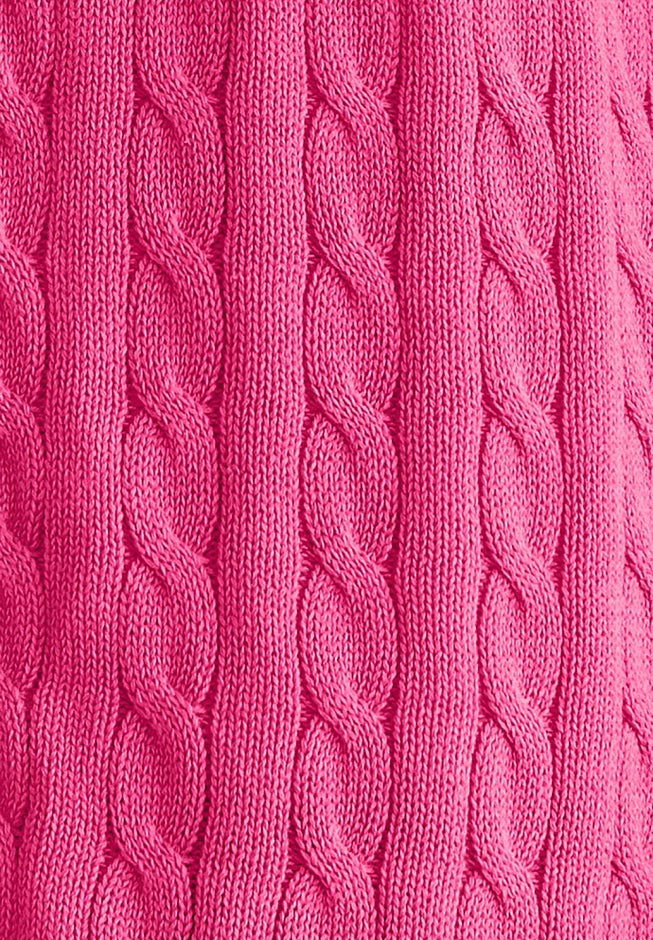 Cotton Cable Knit Cardigan Sweater image number 2