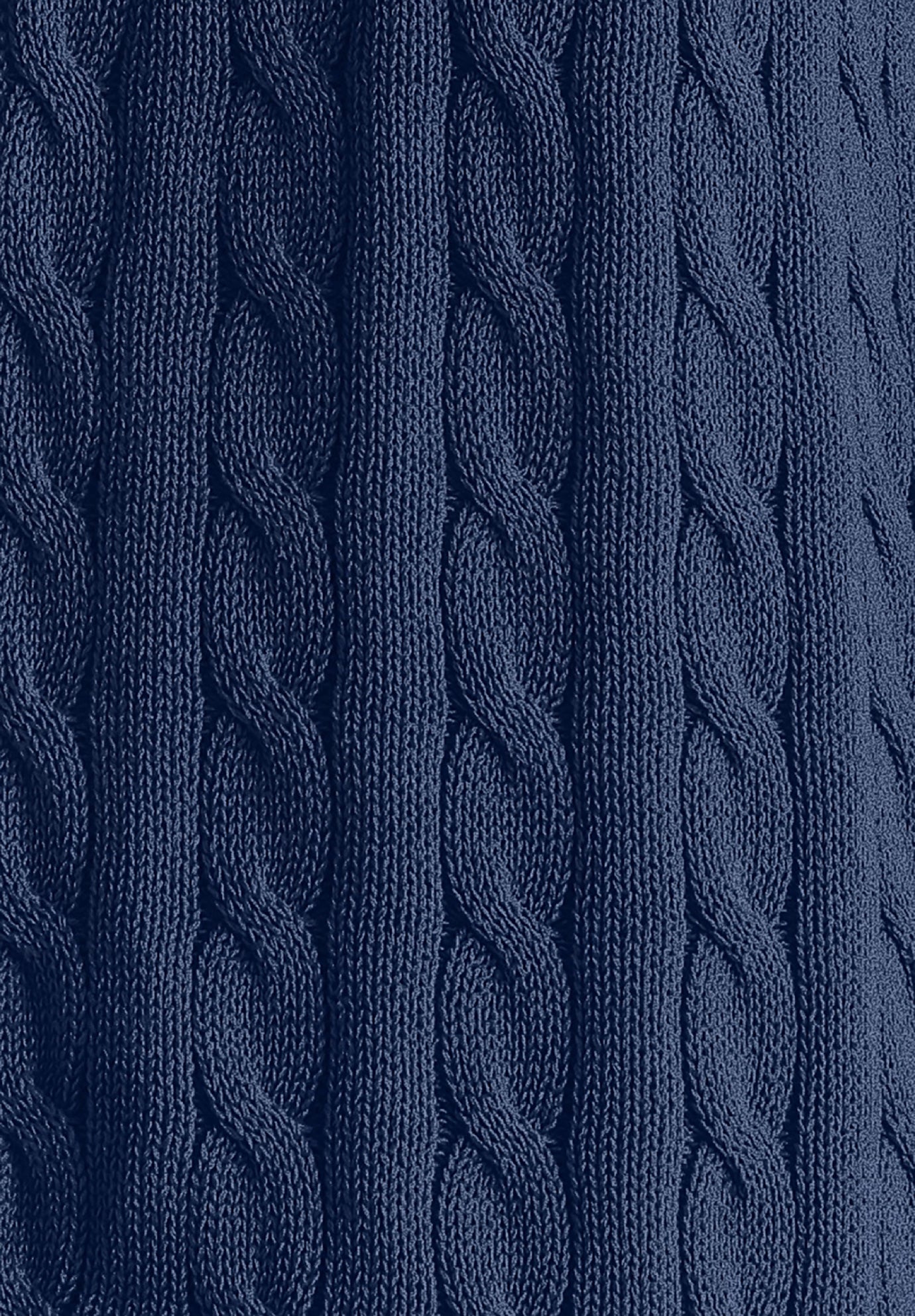 Cotton Cable Knit Cardigan Sweater image number 2