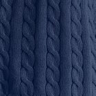 Cotton Cable Knit Cardigan Sweater image number null