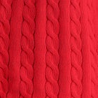 Cotton Cable Knit Cardigan Sweater image number 3