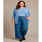 Cotton Cable Knit Cardigan Sweater image number null