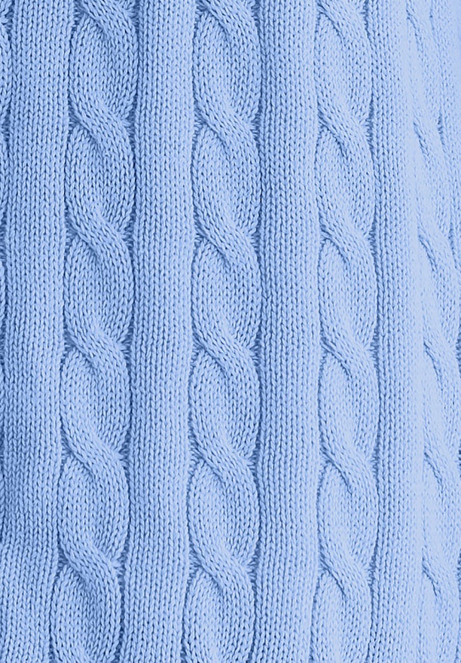 Cotton Cable Knit Cardigan Sweater image number 2